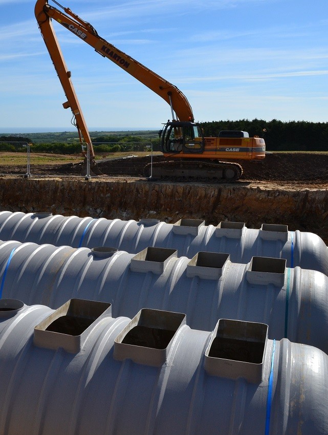 Attenuation tanks for stormwater management