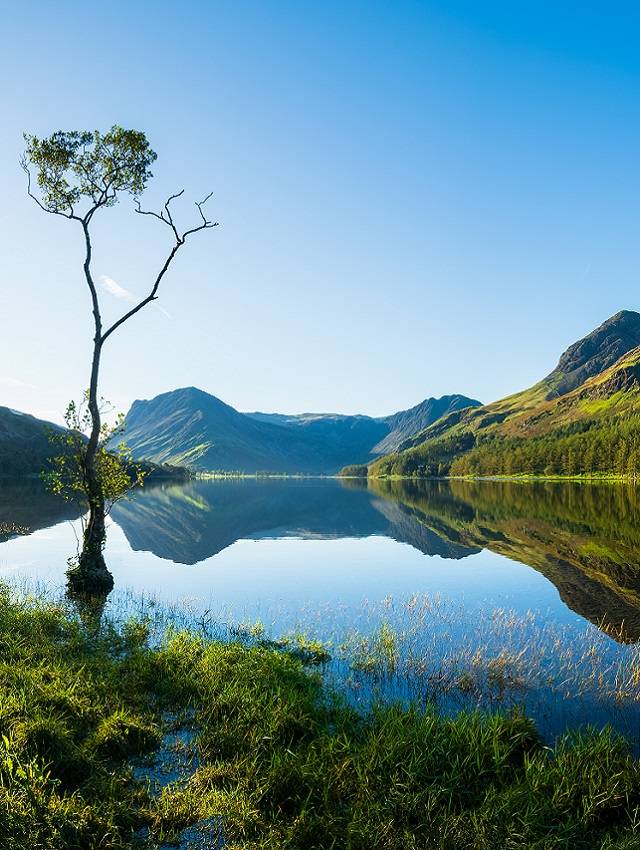 UK lake and mountains