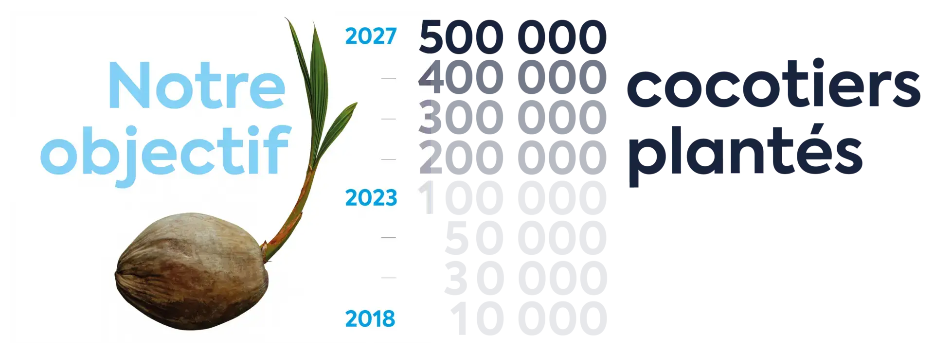 Notre objectif cocotier
