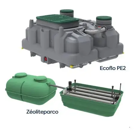 Ecoflo PE2 et Zéoliteparco
