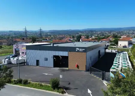 New Premier Tech Water and Environment production site in Montbrison, France.