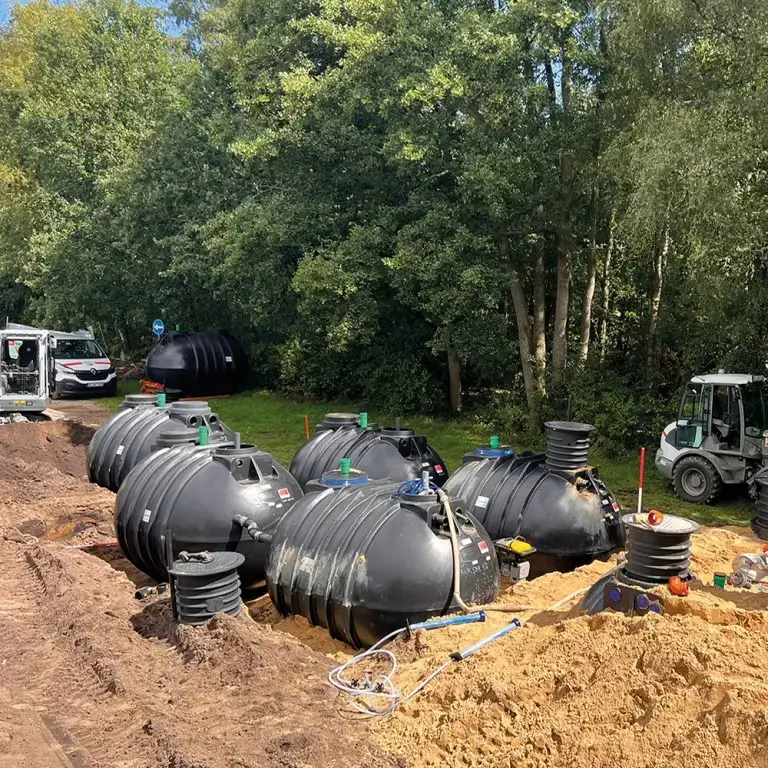 Rewatec SBR Smart-Installationen für ein gewerbliches Projekt.