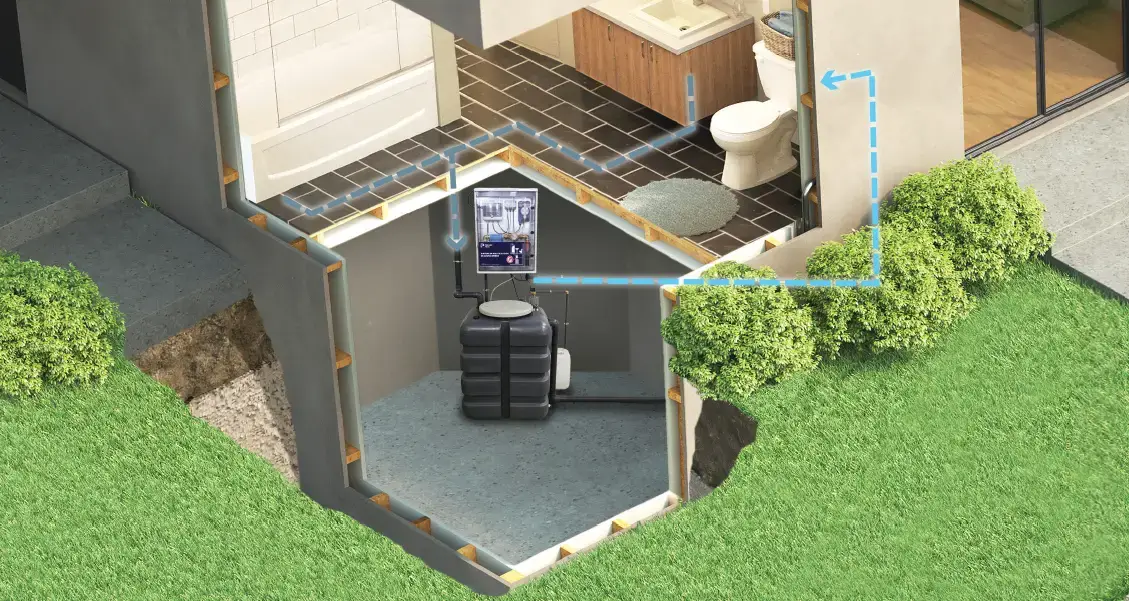 Sistema de reutilización de aguas grises 3D